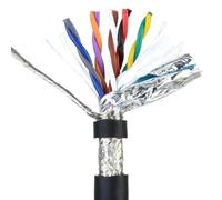 22 AWG 10 Core Shielded Twisted Pair Drag Chain Cable Flexible Control Wire