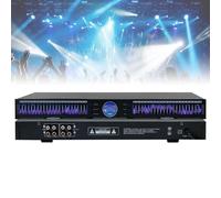 22-Band Audio Equalizer, Professional Graphic Equalizer, Stereo Graphic Equalizer, Dual Channel 1U Rack Mount, with 10 Preset Effects, Hifi Home EQ Tuning Equalizer