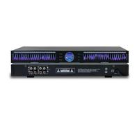 22-Band Stereo Graphic Audio Equalizer - Dual Channel 1U Rack Mount, 10 Preset Effects, Automatic Noise Reduction, Digital Equalizer for Recording Studio