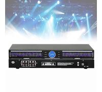22-Band Stereo Graphic Equalizer, 1U Rack Mount Dual Channel EQ with 10 Presets, Auto Noise Reduction & HiFi Tuning for Home Studio and Recording