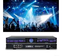 22-Band Stereo Graphic Equalizer, Audio Equalizer, 10 Preset Effects, Automatic Noise Reduction, HiFi Tuning, Mid-High-Bass Adjustment, for Band Performances, Recording Studios