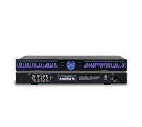 22 Band Stereo Graphic Equalizer with 10 Preset Effects, Noise Reduction, Low/Mid/Treble Adjustment for Recording Studio, Bar, Stage