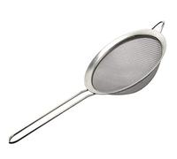 22 Cm Stainless Steel Flour Sieve, Fine Mesh Stainless Steel Strainers Kitchen Sieve Mesh Suitable for Quinoa, Tea, Soup, Sifting, Baking, Straining