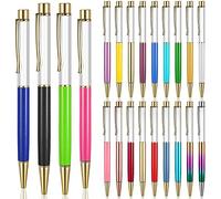 22 Colorful Empty Tube Floating DIY Pens,Metal Pens, Building Your Favorite Sand Pens Supplies for Many Occasions