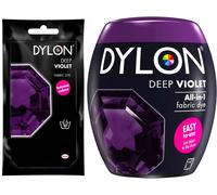 22 Colours Dylon Fabric & Clothes Dye, Dylon Machine / Hand Dye Black, Navy Blue