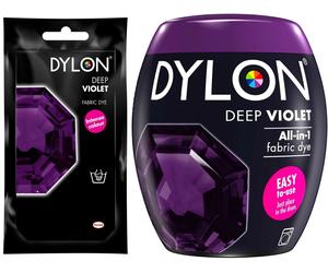 22 Colours Dylon Fabric & Clothes Dye, Dylon Machine / Hand Dye Black, Navy Blue