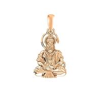 22 CT Gold Plated Silver (92.5% purity) God Hanuman Bajrang Bali Pendant by for Kids Sliver -Clevio978-1