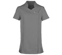 Premier Women's Orchid Tunic Health Beauty & Spa Workwear in Dark Grey | Size: 22 Premier Dark Grey 22