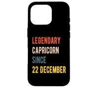 22 December Capricorn Legend Birthday Case for iPhone 16 Pro