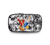 (22) Fabric Oxford One Piece Wano Arc Zoro Luffy Pencil Case For Students
