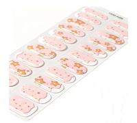 22-Finger Christmas-Themed Gel Nail Stickers, No-Bake Gel Nail Strips, Multiple Designs Available, Gentle and Non-irritating.(BSA-0047)