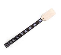22 Fret Guitar Neck 30 Inch Maple Head Rosewood Fretboard Block Inlay Paddle Headstock Bolt On Heel Truss Rod Adjust At Head