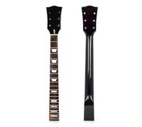 22-fret Guitar Neck Maple Wooden Rosewood Solid Black Finish Guitar Handle For Electric Guitar
