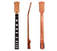 22 Fret Neck Maple Fretboard Trapezoid Dots Inlay Natural Electric Guitar Neck Guitars Parts Replacement Electric Guitar Necks