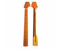 22 Frets Big Headstock Yellow Inlay Dots Scalloped Fingerboard Electric Guitar Neck Musical Instruments Accessories