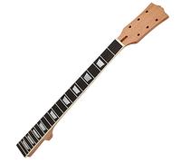 22 Frets Guita Neck, Smooth Touch Sturdy White Trapezoidal Inlay Convenient To Use Guitar Neck, for Lp Electric Guitar Instrument Lovers