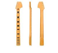 22 Frets Maple Neck With Maple Fingerboard For Electric Guitar Yellow Matte Musical Instruments Accessories