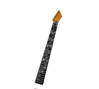 22 Frets Tiger Flame Maple Electric Guitar Neck Rosewood Fretboard Glossy Paint Accessories Can Be Customized