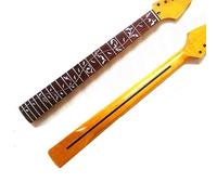 22 Frets Yellow Color Maple Electric Guitar Neck Guitar Parts Musical Instruments Accessories