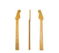 22 Frets Yellow Hight Gloss Maple Guitar Neck W/Black Dots Replacement DIY Electric Guitar Parts For FD ST Guitarras