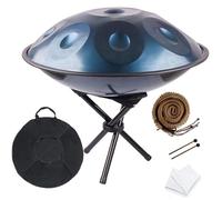 22'' Hand Pan Drum 440hz/432hz Adults Handpan Drum Instrument In D Minor Steel Handpan Drums 9/10/12 Notes D3 A Bb C D E F G A For Musical Instrument Gifts