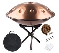 22'' Hand Pan Drum 440hz/432hz Adults Handpan Drum Instrument In D Minor Steel Handpan Drums 9/10/12 Notes D3 A Bb C D E F G A For Musical Instrument Gifts