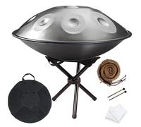 22'' Hand Pan Drum 440hz/432hz Adults Handpan Drum Instrument In D Minor Steel Handpan Drums 9/10/12 Notes D3 A Bb C D E F G A For Musical Instrument Gifts