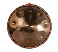 22" Handpan Drum - 440Hz/432Hz Steel Drum Set with Carry Bag 9 Notes Percussion Instrument for Adults Professional Performance - Gold Finish