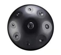 22" Handpan Drum - 9/10 Notes D Minor Steel Tongue Drum - Ethereal Percussion Instrument with Stand, Sticks & Bag for Yoga & Meditation - Perfect for Relaxation & Mindfulness