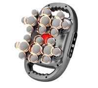 22 Heads Massage Gun, Rechargeable Handheld Muscle Massage Gun with 9 Modes & 9 Levels, LCD Display, Red Light Therapy, Portable for Neck Back Shoulder Legs Pain Relief