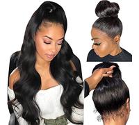 22 Inch Body Wave 360 HD Full Lace Front Wigs Human Hair Pre Plucked For Black Women, 12A 100% Human Hair Wig 200 Density 360 Frontal Wigs Natural Hairline Can Make High Pontail & Bun