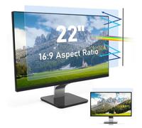 22 inch Computer Anti Blue Light Screen Protector for 16:9 Widescreen Display, SOPPY Anti UV and Blue Light Screen Filter for Samsung/Dell/Lenovo/HP/Acer/ASUS Monitors (22",16:9)