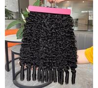 22 Inch Curly Bundles Human Hair 100% Unprocessed Virgin Burmese Curly Weave Bundle Real Human Hair Extensions 12A Raw Burmese Wave Hair Bundles with Spiral Curls Natural Color (100g)