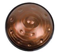 22 Inch D Minor Hand Pan Percussion Instruments(432 Hz), Steel Handpan Drums For Adults, Hand Drums With Carry Bag, 2 Test Mallets, Stand, Cleaning Cloth, Woven Rope(Spiral,12 Notes)