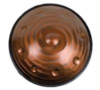 22 Inch D Minor Hand Pan Percussion Instruments(432 Hz), Steel Handpan Drums For Adults, Hand Drums With Carry Bag, 2 Test Mallets, Stand, Cleaning Cloth, Woven Rope(Spiral,9 Notes)