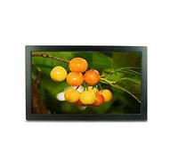 22-inch digital photo frame ultra-thin high-definition wall-mounted advertising machine supports video/picture browsing function black and white two-color digital photo frame Decorative Gift