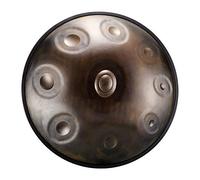 22 Inch Handpan Drum 9 Note D Minor Hand Drum Worry-free Drum Steel Tongue Drum Percussion Instrument with Travel Bag and Drum Rack for Beginner Adult
