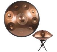 22-Inch Handpan Drum - 9 Notes Steel Tongue Drum for Kids & Adults, 432Hz/440Hz Professal Hand Drum for Mtat & Yoga, d h, Perfect for Music Therapy