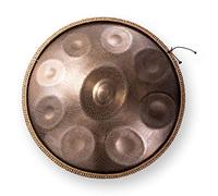 22 Inch Handpan Steel Drum -Hand-drawn Patterns, 9Notes D Minor Hand Drum Percussion Instrument, Gift for Music Enthusiast & Beginners (Color : D)