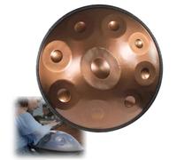 22-Inch Handpan Steel Tongue Drum - 9 Notes, 440Hz Portable Percuss Instrument, 432Hz Opt, Steel Construct, Hand Drum for Mtat & Music Therapy (d)