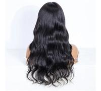 22 Inch Human Hair Wigs For Women Body Wave With Bangs Lace Inside Brazilian Hair Wigs 180 22inches#1B