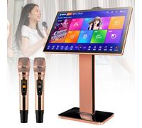 22-Inch Karaoke Machine with Wireless Microphone, Cloud Song Download, Mobile Selection, Reverb Effect - Perfects for Chinese Karaoke Parties! (1TB)
