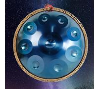 22 Inch Steel Hand Drum, Handpan Drum Instrument, D Minor 9/10/12/Notes Hand Pan Drum,High Level Of Quality,Producing Pleasing Resonance,for Adults And Kids Professional Audio Production