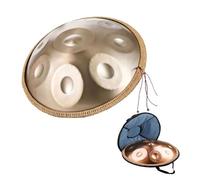 22 Inch Steel Hand Drums - Handpan Drum, 9/10/12 Notes 432Hz Steel Hand Pan Percussion Instruments With Soft Bag, Percussion Instrument For Meditation Yoga Sound Healing(G,10 notes)