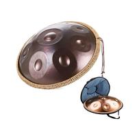 22 Inch Steel Hand Drums - Handpan Drum, 9/10/12 Notes 432Hz Steel Hand Pan Percussion Instruments With Soft Bag, Percussion Instrument For Meditation Yoga Sound Healing(C,9 notes)