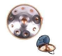 22 Inch Steel Hand Drums - Handpan Drum, 9/10/12 Notes 432Hz Steel Hand Pan Percussion Instruments With Soft Bag, Percussion Instrument For Meditation Yoga Sound Healing(E,12 notes)