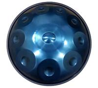 22 Inch Steel Tongue Drum 9/10 Notes in D Minor, with Handpan Stand - Perfect for Sound Healing, Meditation, Yoga - Harmonic Percussion Instrument in 440HZ