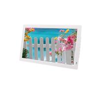 22-inch Touchscreen Advertising Machine, Digital Photo Frame, Electronic Photo Album; Supports Both Landscape And Portrait Orientations.(White)