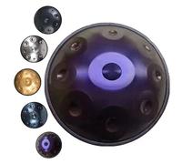 22 Inches Handpan Drum D Minor 9 notes Steel Hand Drum 432Hz/440Hz Hand Pan Drums for Family and Friends Sound Healing (Color : Purple, Size : 432Hz)