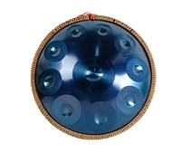 22 Inches Handpan - Handpan Drum Sets, D Minor 9/10/12 Notes Steel Hand Pan Percussion Instruments, For Music Education Family Reunion Percussion Instrument(A,10 notes)